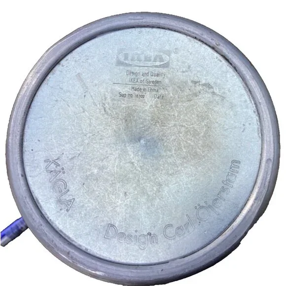 Vintage IKEA Candleholders Set of 2 KAGLA Carl Ojerstam Design Brushed Aluminum - Picture 3 of 3